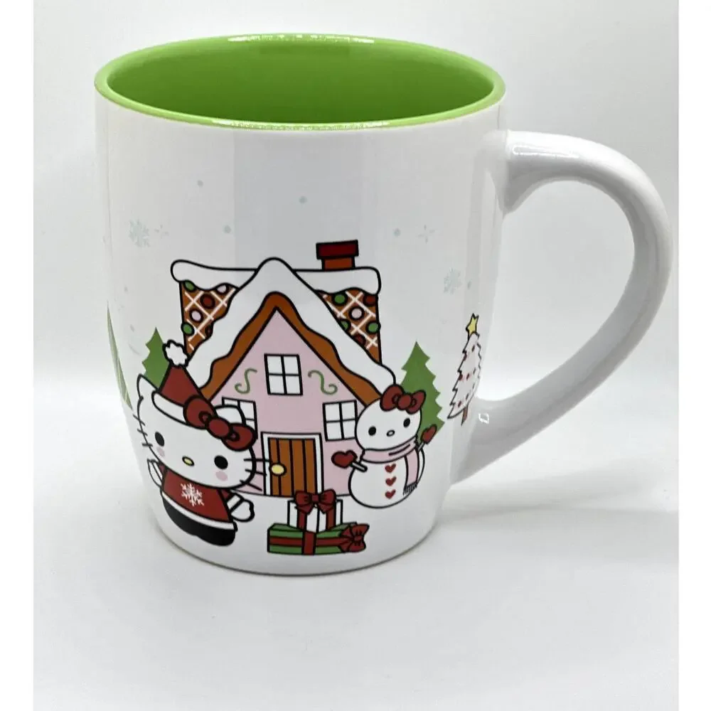 Hello Kitty Gingerbread House Christmas Mug